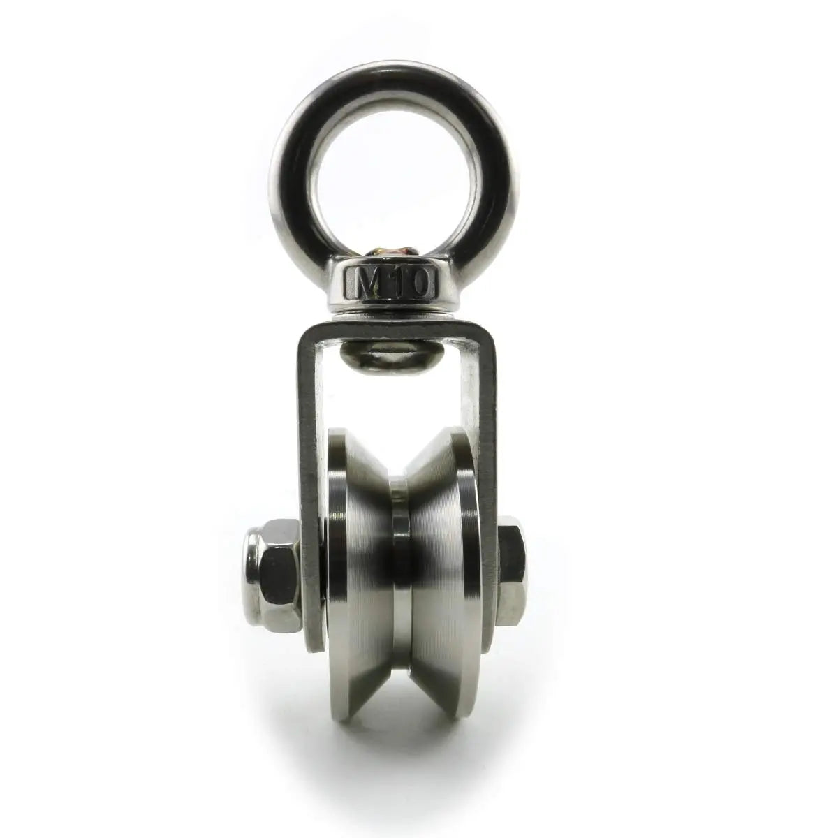 U/V Type Swivel Pulley 304 Stainless Steel Duplex Bearing Super-Silent Detachable Rotation Pulley System Gym Traction Wheel